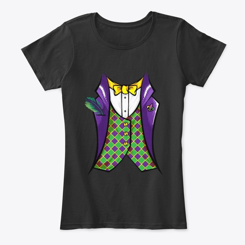 Mardi Gras Tuxedo Cool Pancake Tuesday
