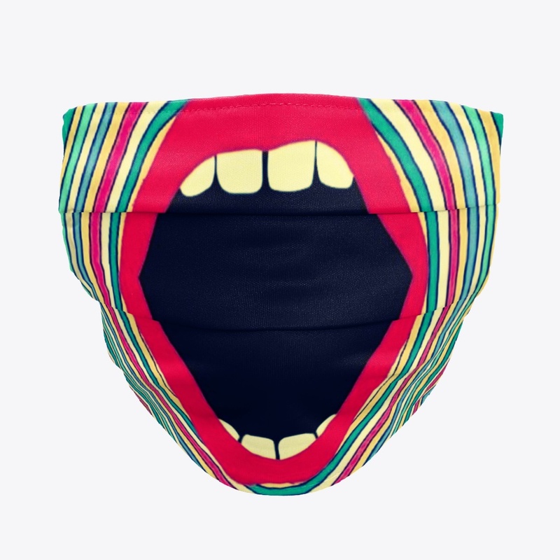 BIZARRE  heavy metal face mask