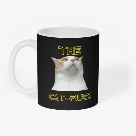 The Cat Files Black T-Shirt Front