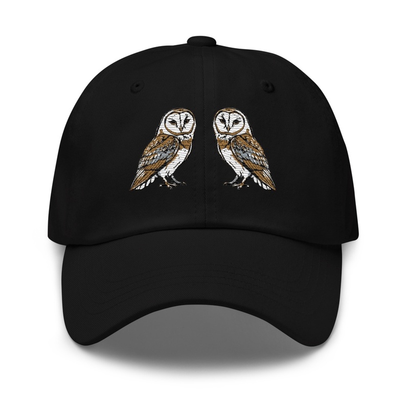 Barn Owls Embroidered Dad Hat