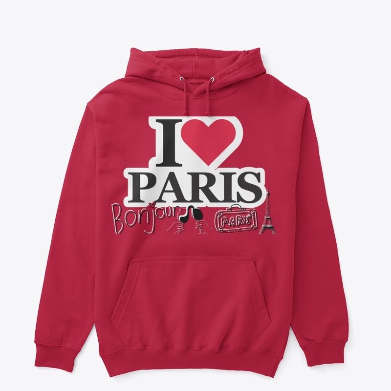 I ❤️ Paris-Hoodie