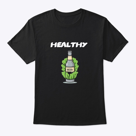 Lettuce Wrapped Beer Black áo T-Shirt Front