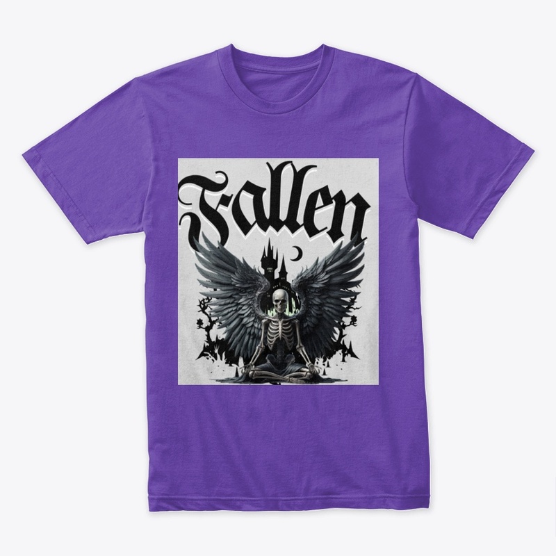 Fallen Skeleton Wings t-shirt