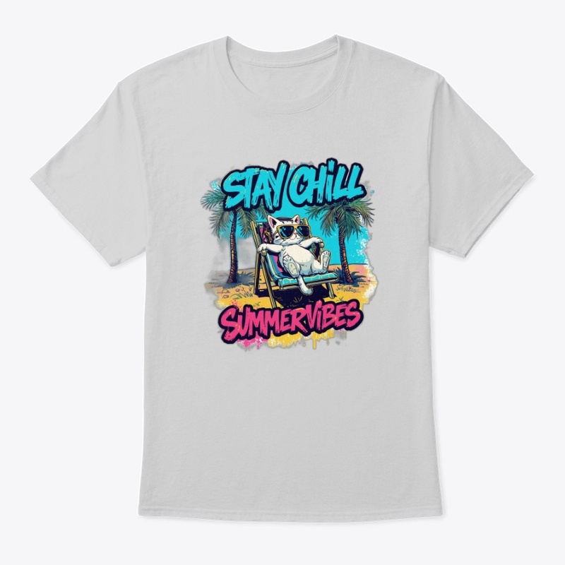Summer Vibes Cat T-Shirt
