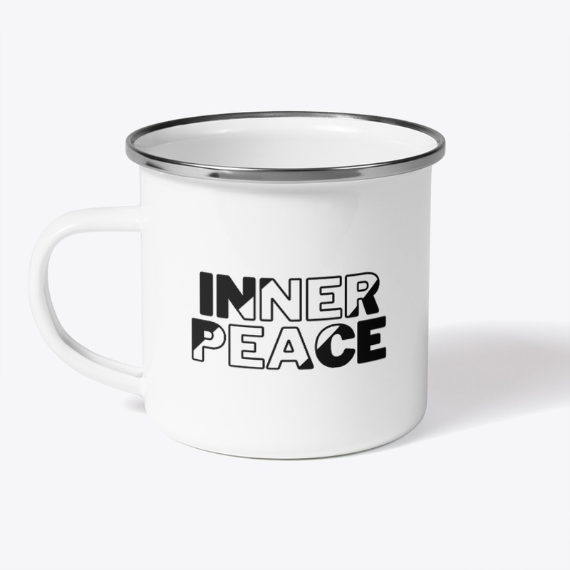INNER PEACE typography-White