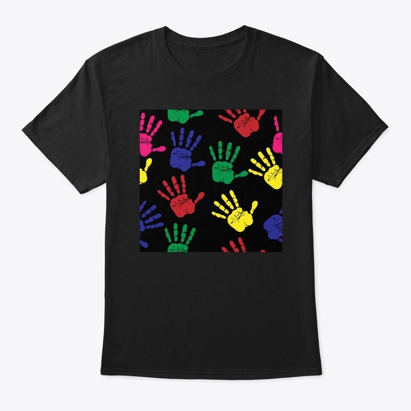 Handprints Coloring Patterns