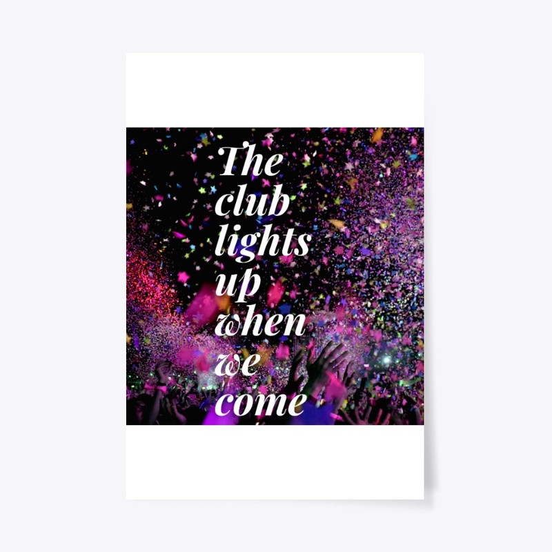 Club lights up