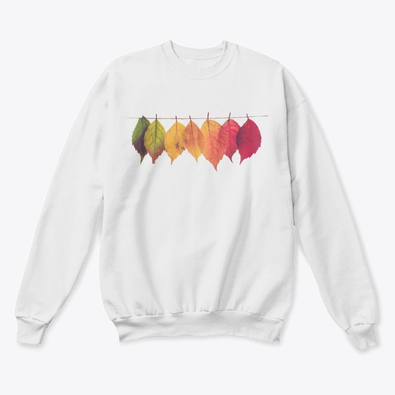 Fall Leaves Crew Neck Sweatshirt