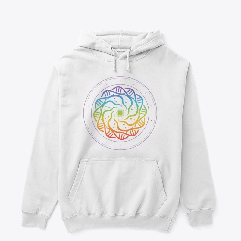 Sacred Geometry, DNA in Chakra Colors