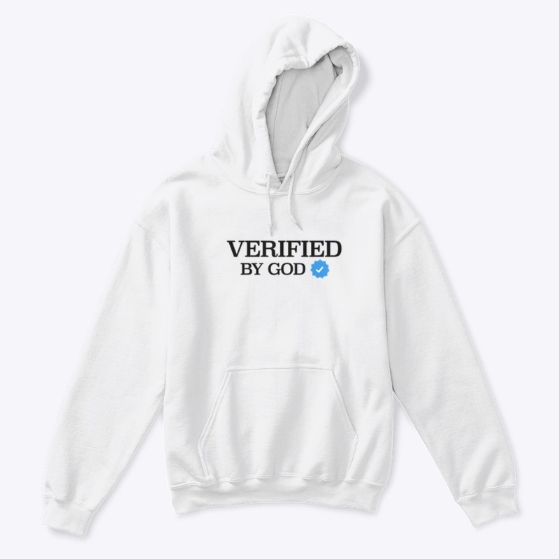 VERIFIED. BY GOD (Black Logo)