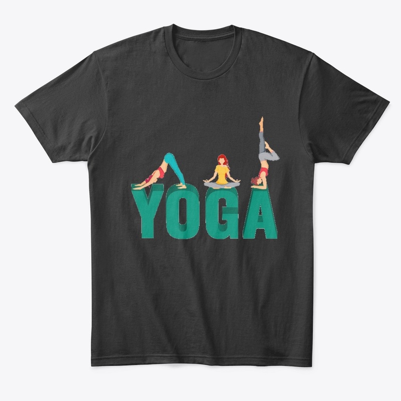 Women Performing yoga poses 