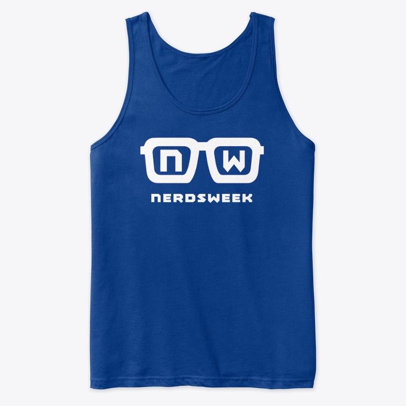 NERDSWEEK TOPS WHITE LOGO