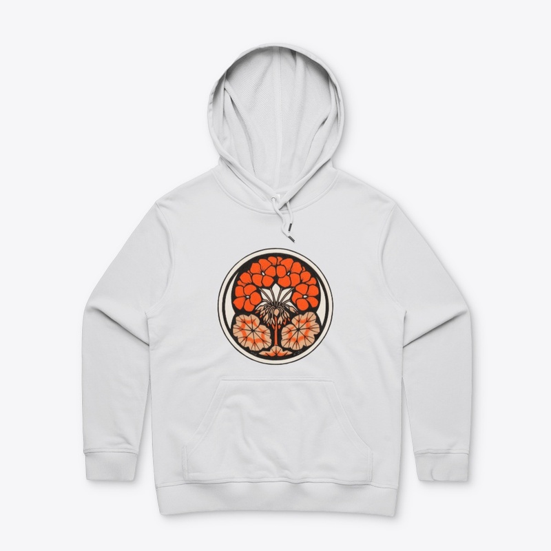 Bursting Orange Flower