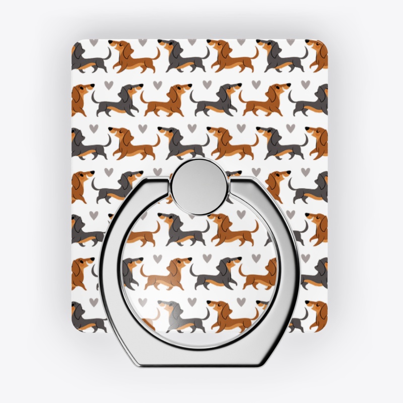 Happy Dachshund Face Mask
