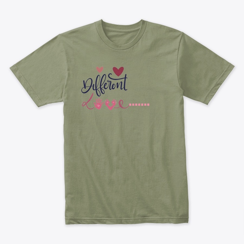 different love tshirt for girls and boys