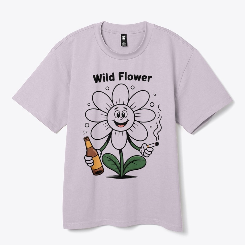 Wild Flower Funny Graphic