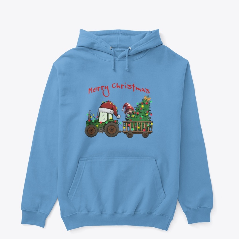 Gnome Christmas Tractor