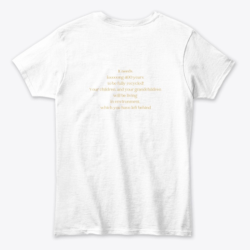 Say no to plastic simple design