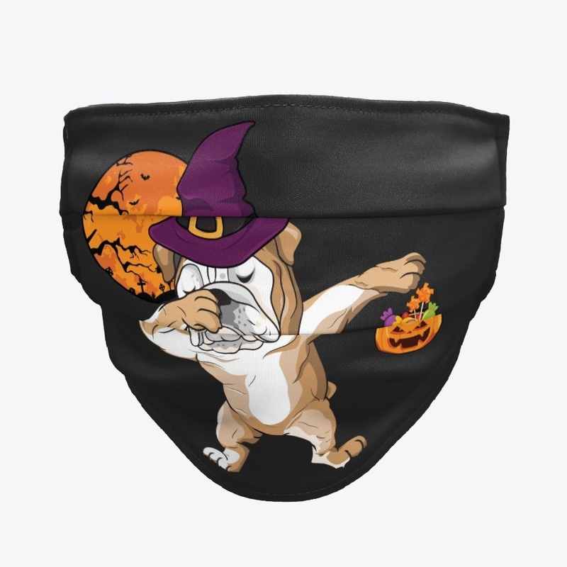 Dabbing English Bulldog Halloween TShirt