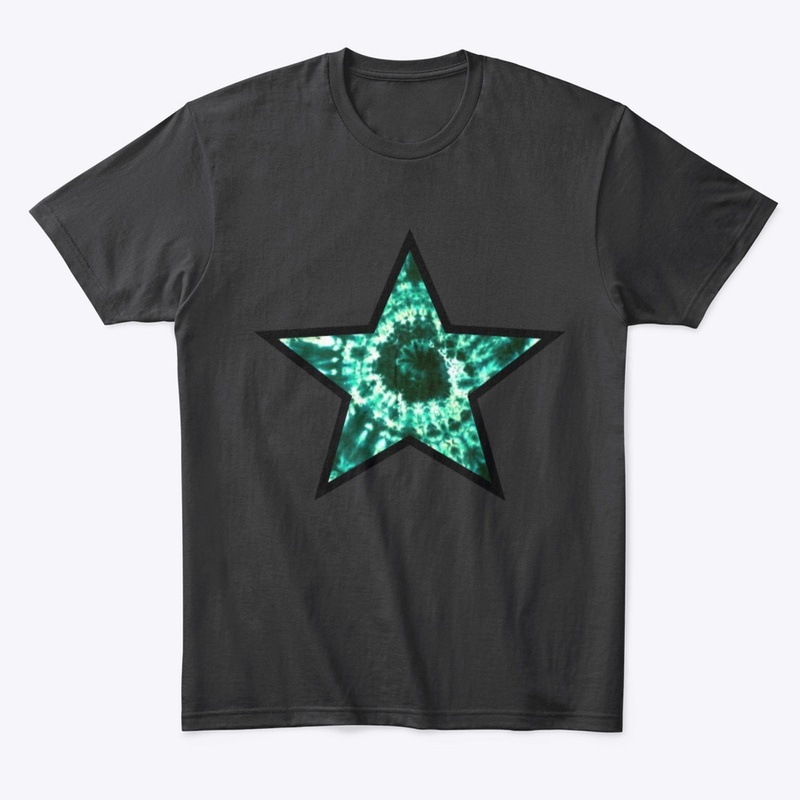 Green Tie Dye-Star 