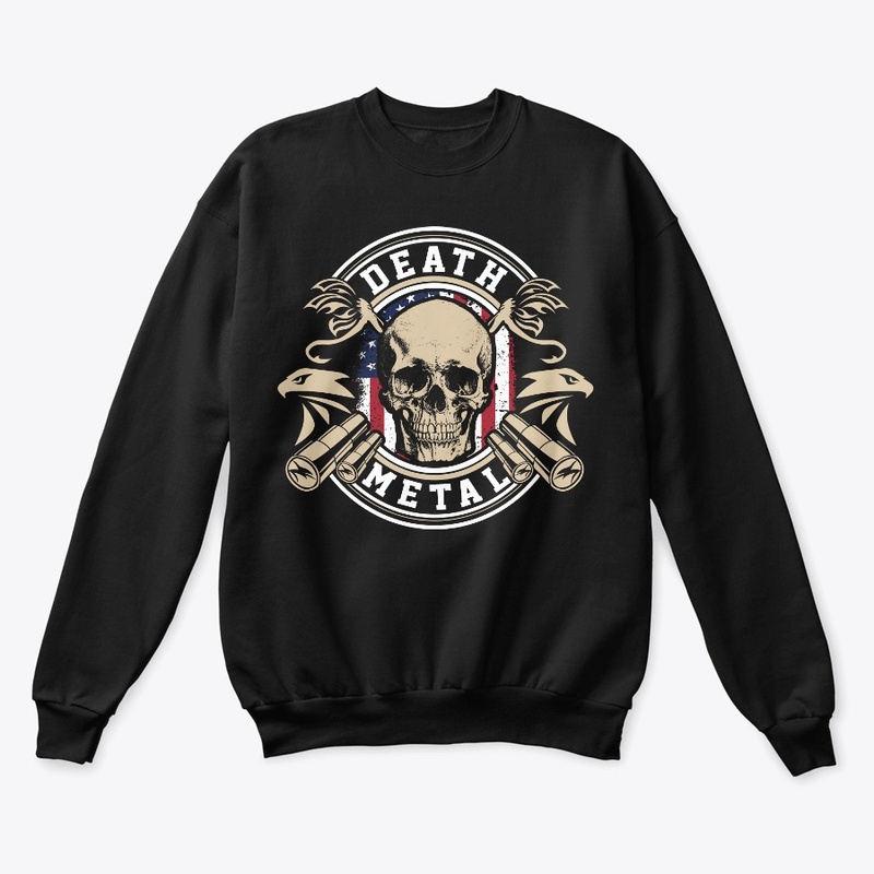 Death Metal Eye Catching Skull Tshirt 