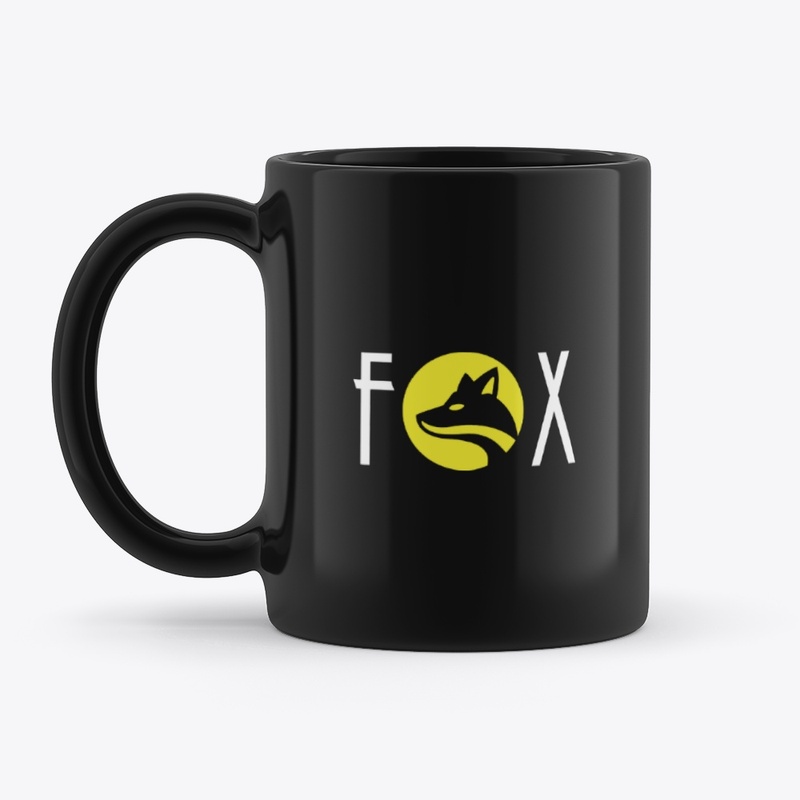 Fox Black Mug