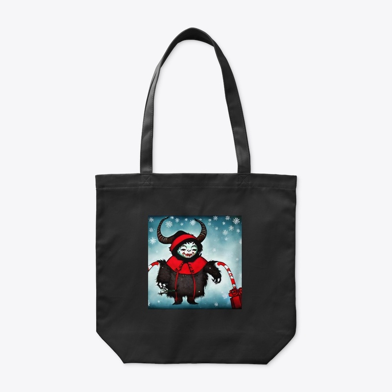 Cute Krampus Demon Christmas Night