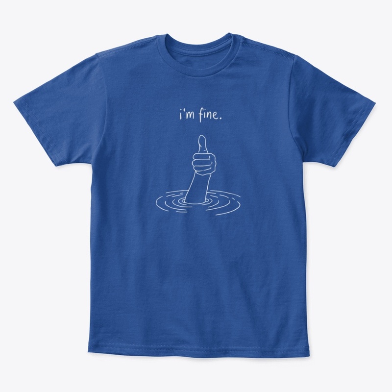 I’m Fine – Minimalist Thumbs Up Tee