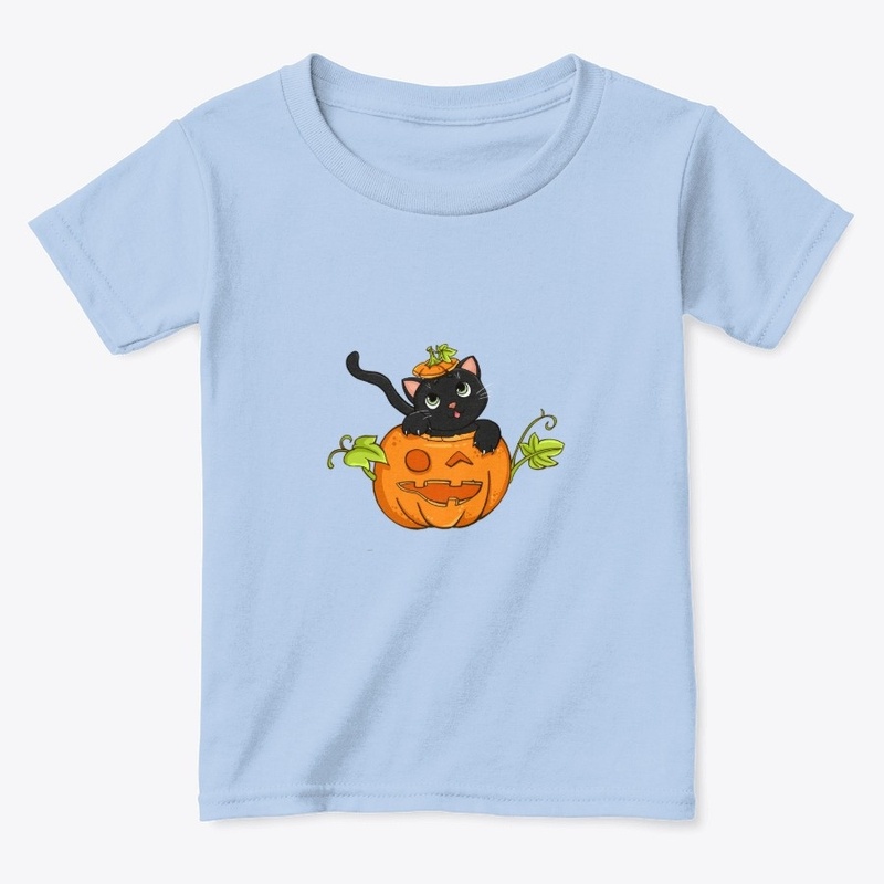 Happy Halloween  Cute Black Cat shirt