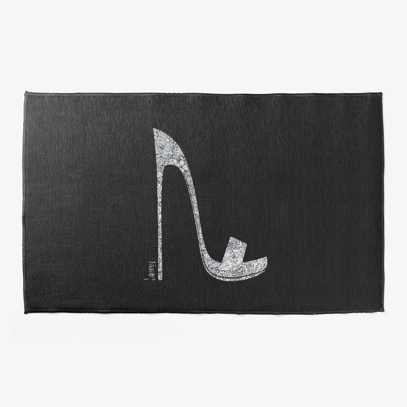 Platform Sandal ink drawing