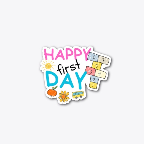 First Day Of School Shirt Standard áo T-Shirt Front