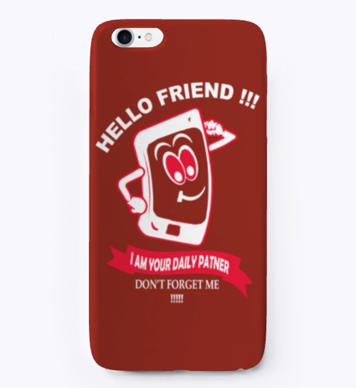 Mobile Lover T-Shirt Hello Friend