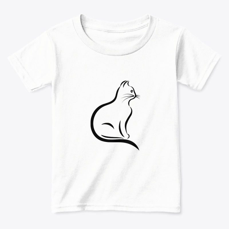 cat black and white