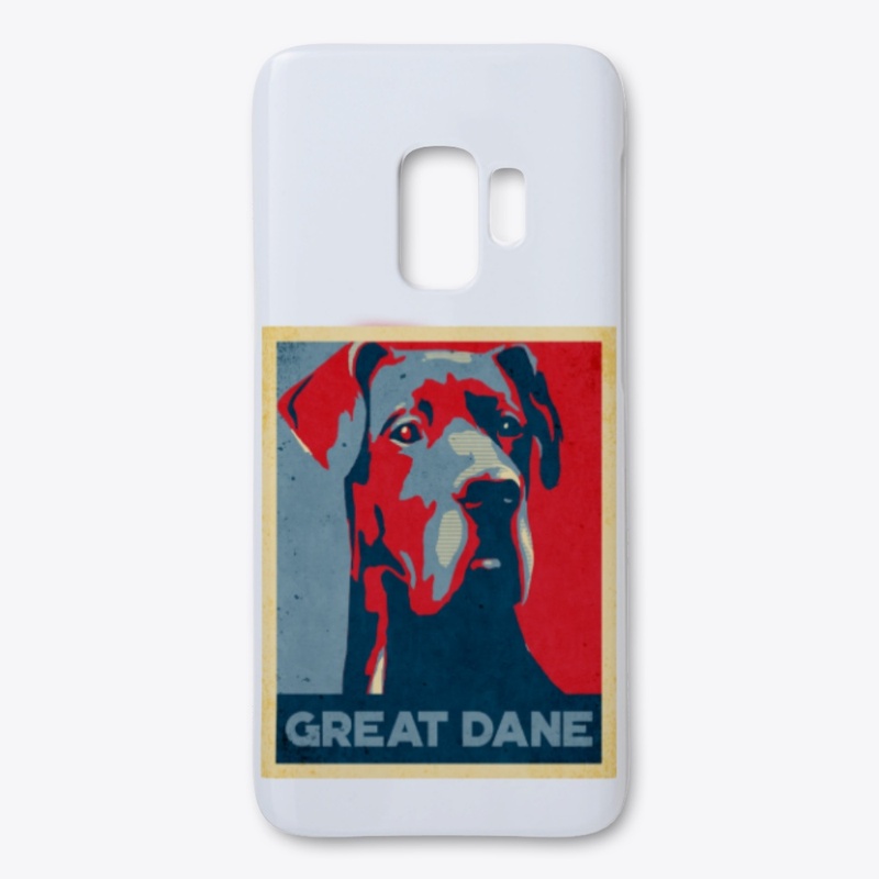 Cool Great Dane Propaganda Poster Style