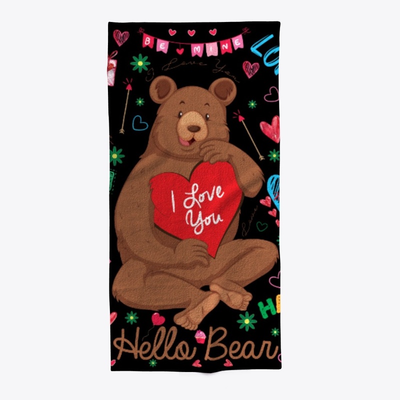 Hello Brown Bear Love Notes
