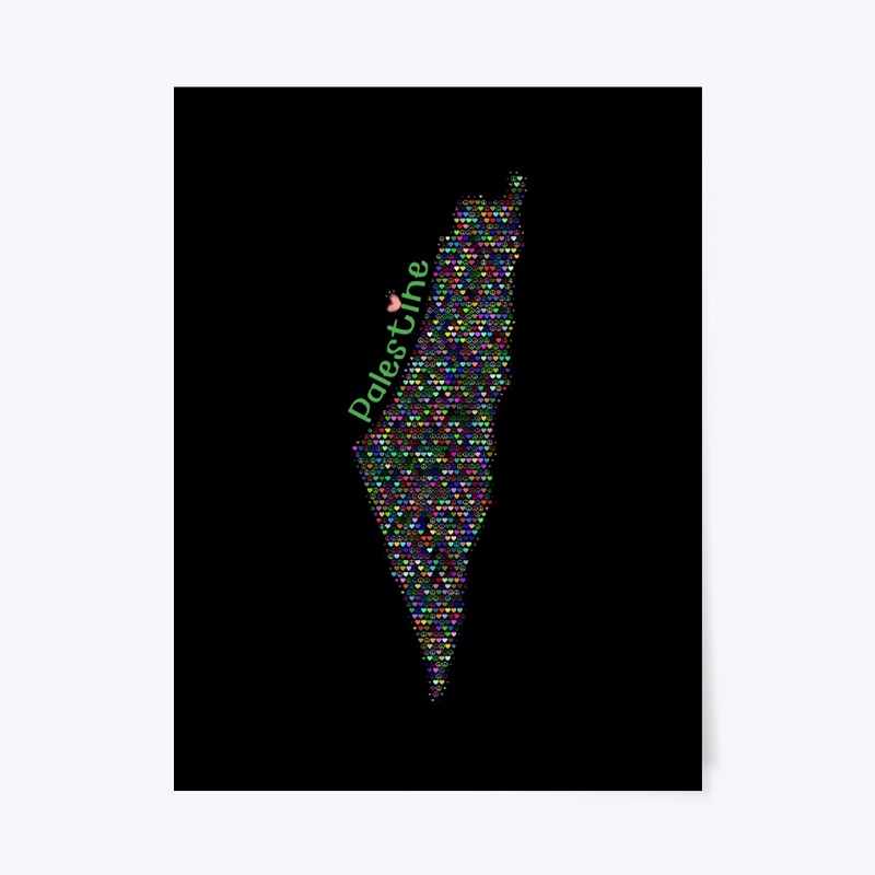 Palestine Heart Map