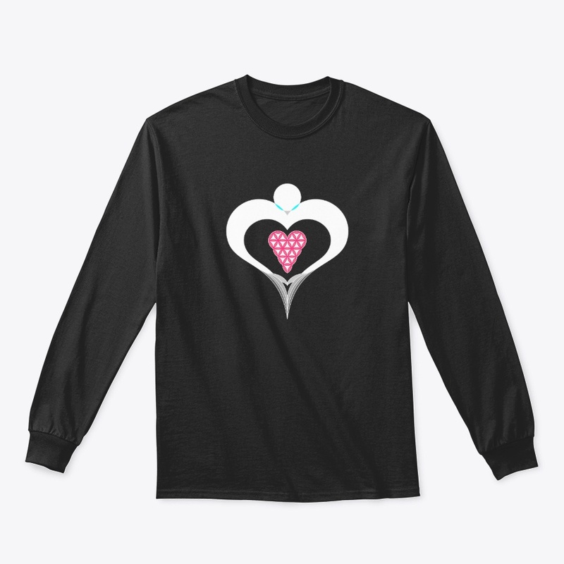 Heart angel - Heart of Life, White-Red
