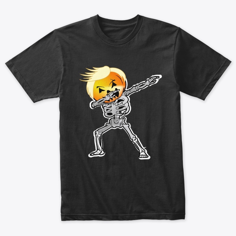 Dabbing Trumpkin Halloween costume tee
