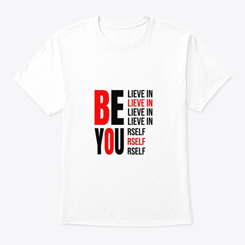Modern typography t-shirt