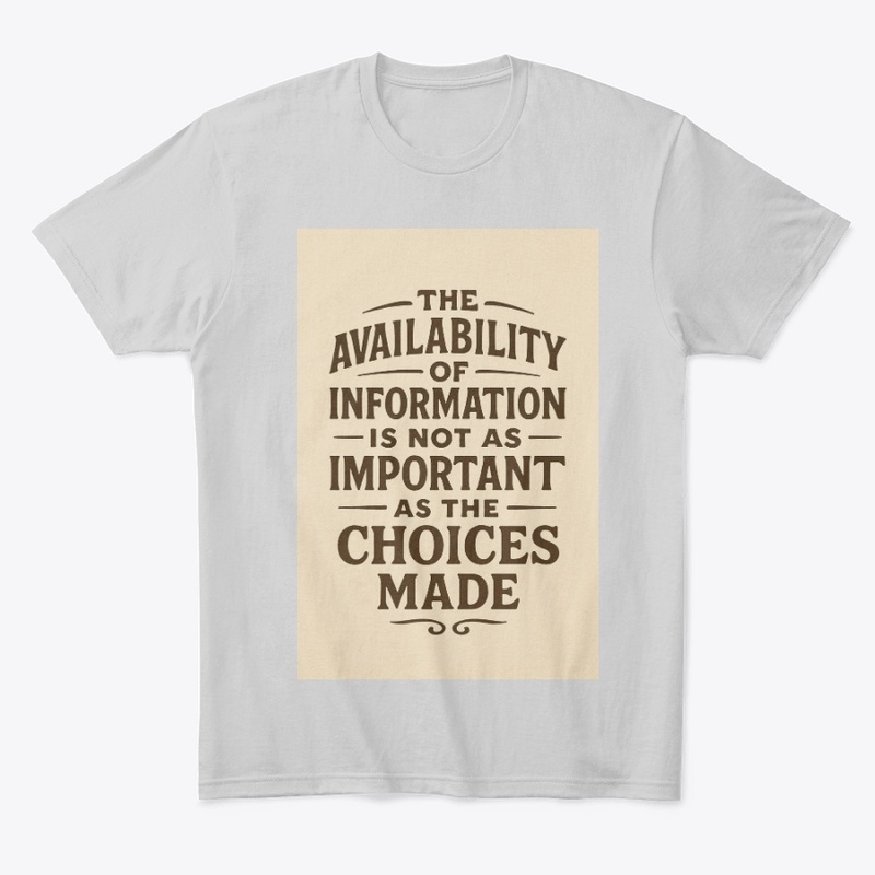The Availability of Information
