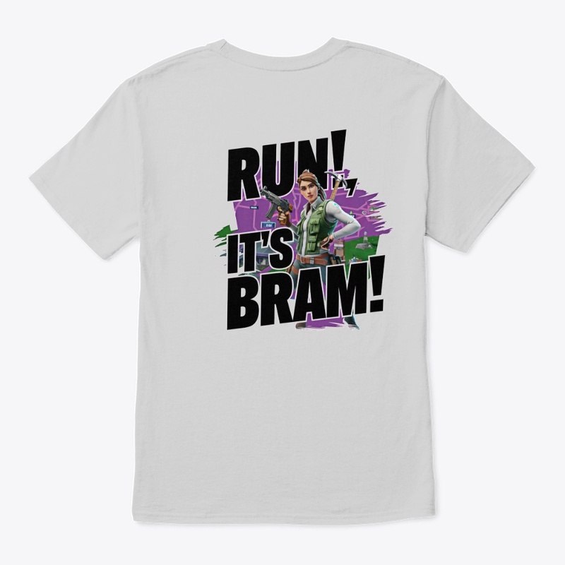 Run! It's Bram Double Side Design Tshirt