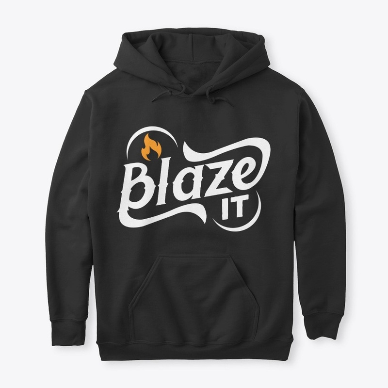 Blaze It! White on Black 2