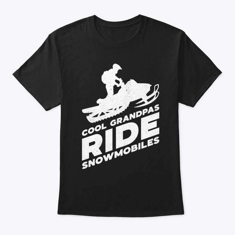 Cool Grandpas Ride Snowmobiles