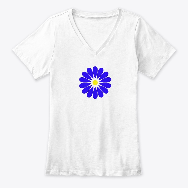 Sacred Geometry Blue Flower