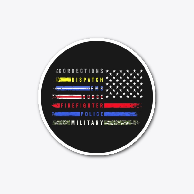 First Responder Sticker
