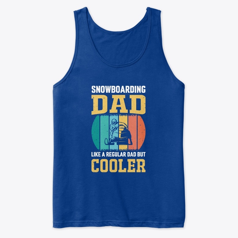 Snowboarding Dad Like A Regular Dad Tee