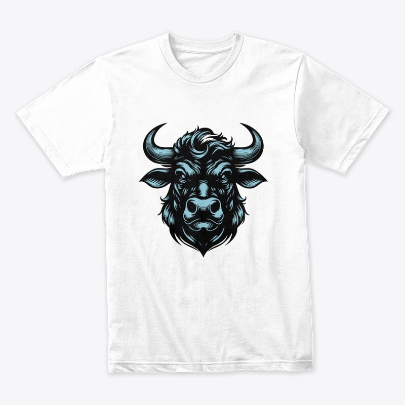 Striking Angry Cow Graphic