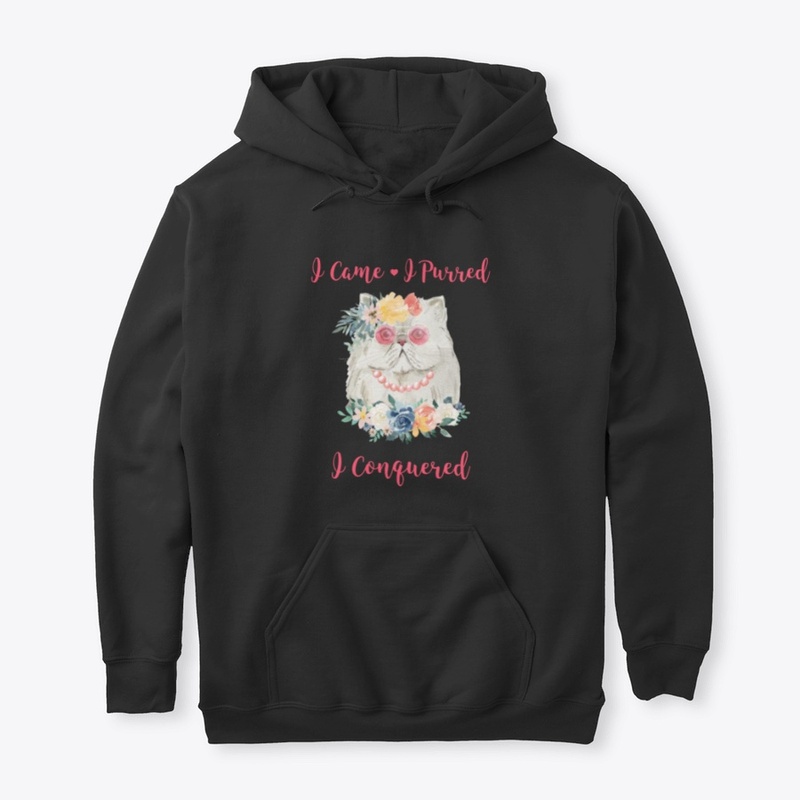 Came Purred Conquered Design | Cat Tee