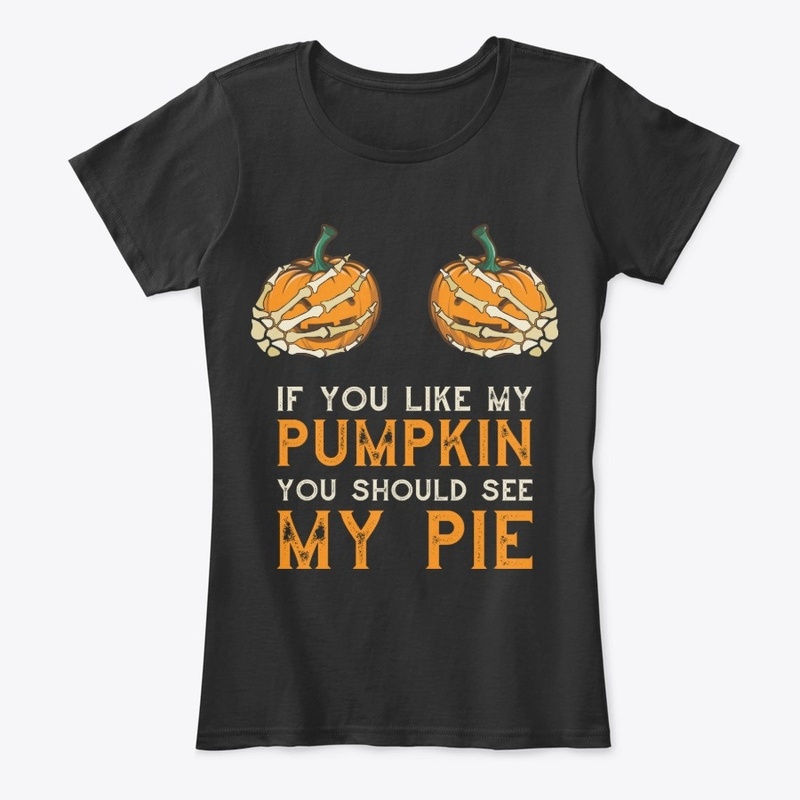 Funny Pumpkin Tshirt For Girls and Women