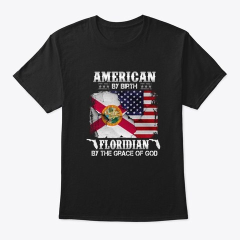 4 Th Of July 2020 Shirt, American By Birt Black T-Shirt Front